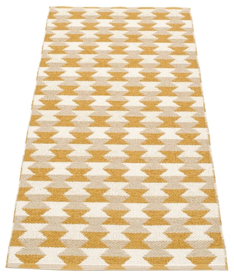 Chodnik odpowiedni na zewnątrz w kolorze ochry 70x160 cm Dana Ochre – Pappelina