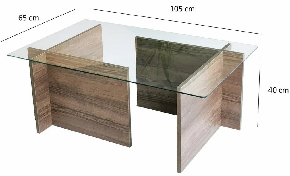 Stolik konferencyjny New Escape Walnut