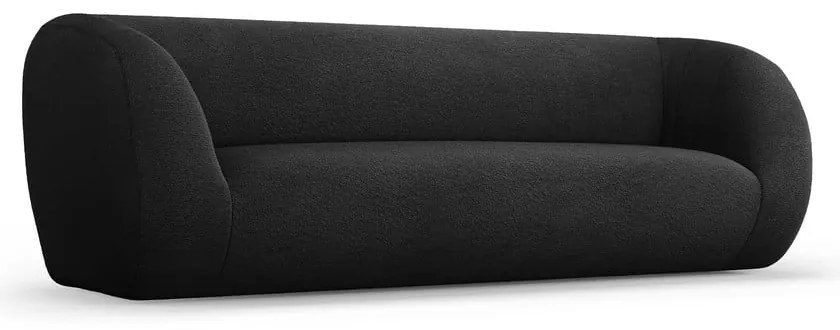 Ciemnoszara sofa z materiału bouclé 230 cm Essen – Cosmopolitan Design