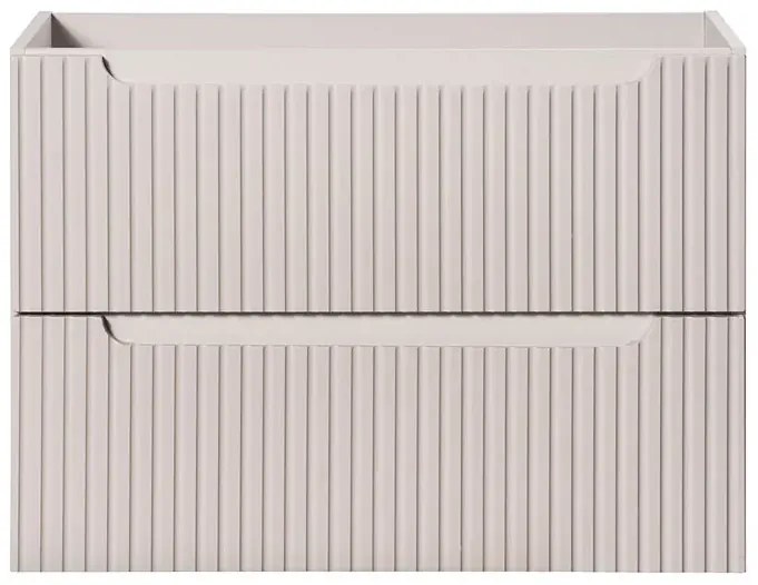 Kaszmirowa ryflowana szafka łazienkowa E1-Z33