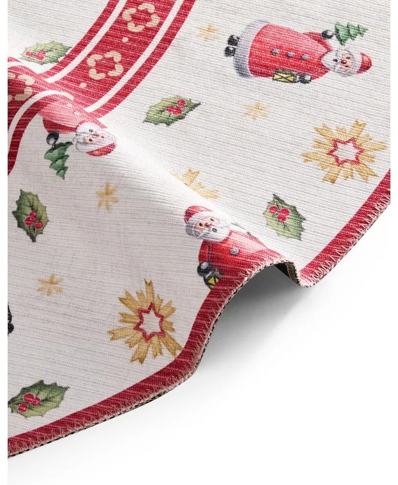 Czerwony okrągły dywan ze świątecznym motywem ø 160 cm Toy's Delight Santa Claus – Villeroy&amp;Boch
