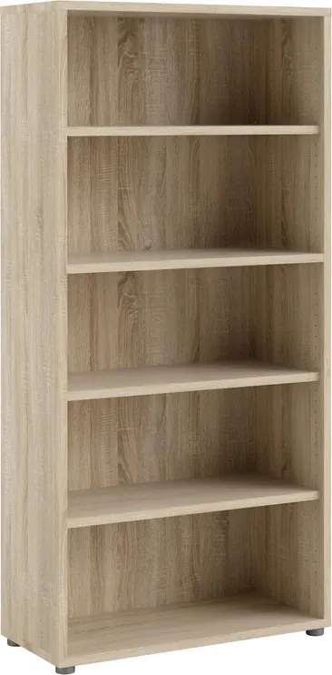 Regał do biura z półkami Prima 4 dąb sonoma
