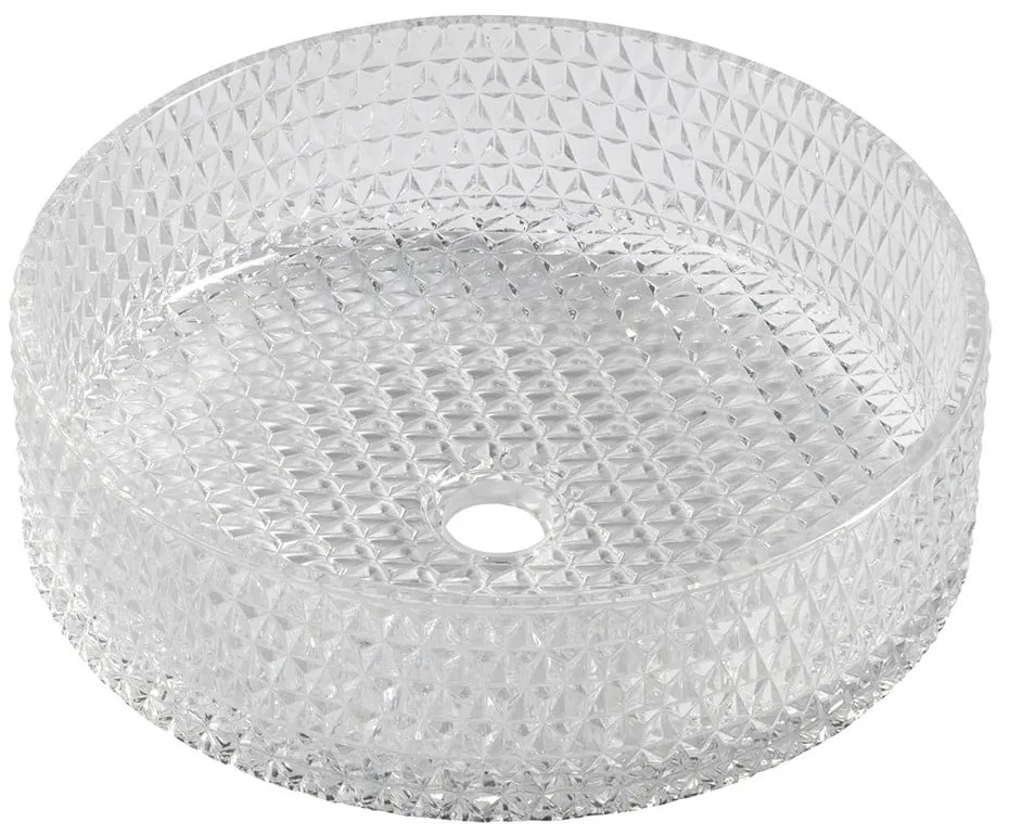 Szklana okrągła umywalka ø 39,5 cm Maragua – Sapho