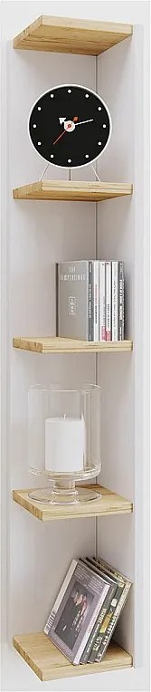 Drewno Stand Regał Dekoracji Narożnik Półka Honsa