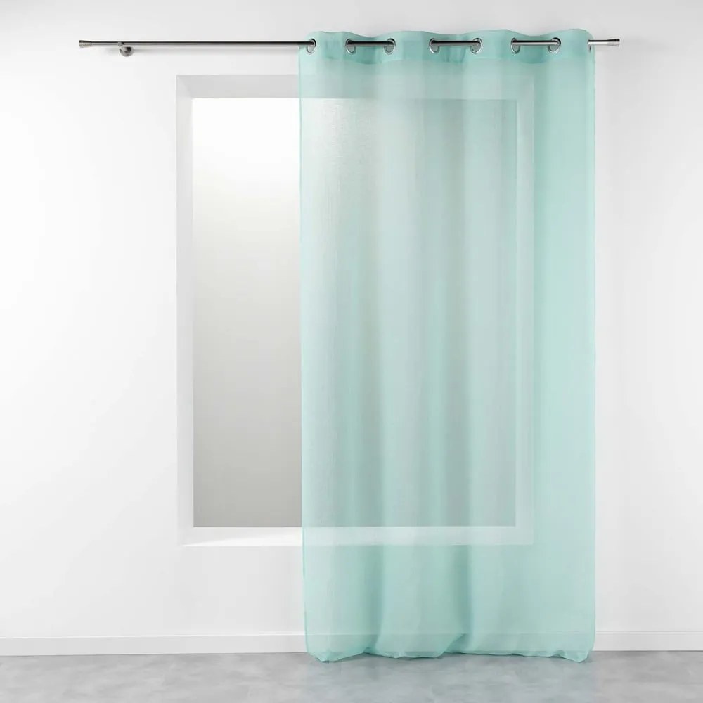 Miętowa firanka 140x280 cm Telma – douceur d'intérieur