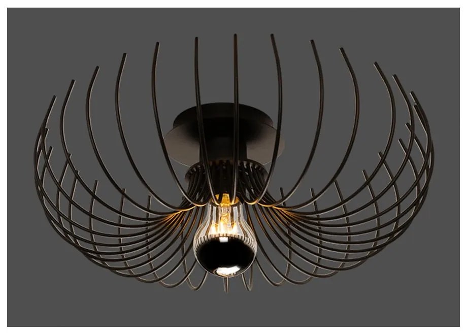 Czarna lampa wisząca ø 38 cm Opilio – Squid Lighting