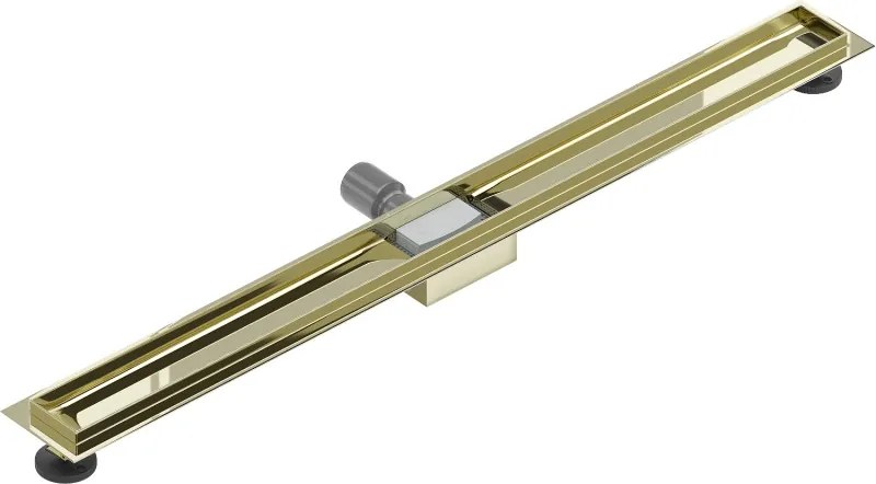 Mexen Flat korpus do odpływu liniowego 100 cm, złoty - 1515100