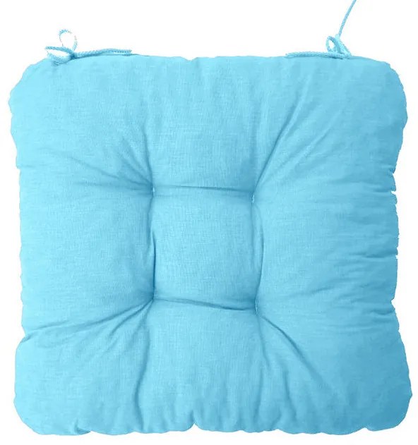 Poduszka na krzesło Delikatny lazur