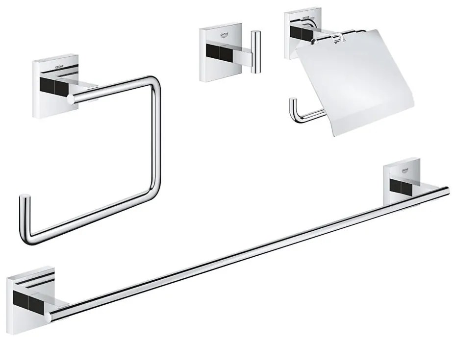 GROHE 41115000 - Zestaw akcesoriów START CUBE 558 mm chrom błyszczący