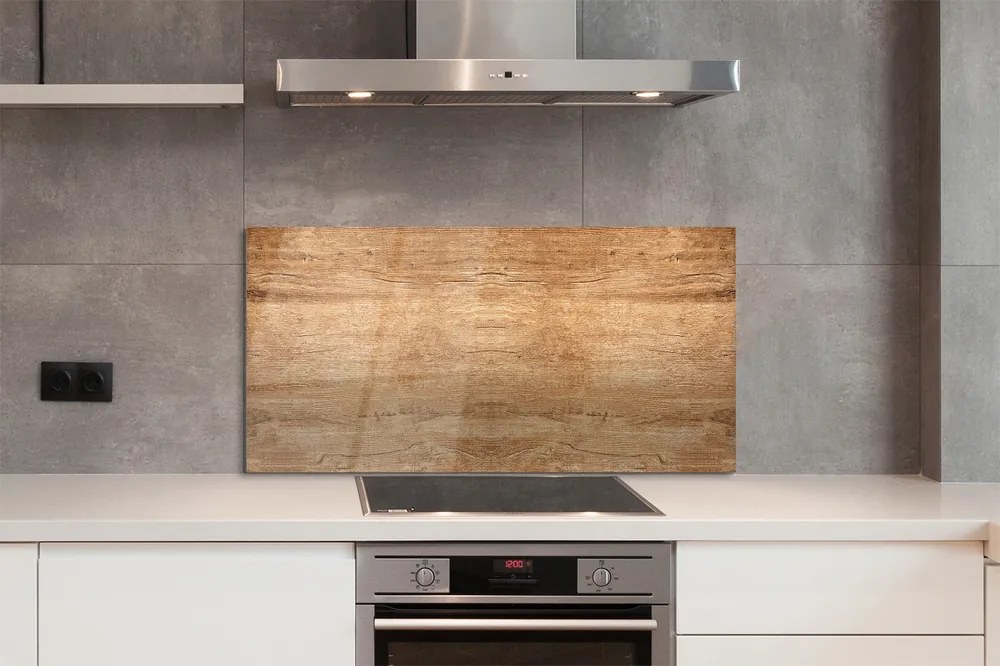 Szklany Panel Charakterystyczne Sęki Drewna