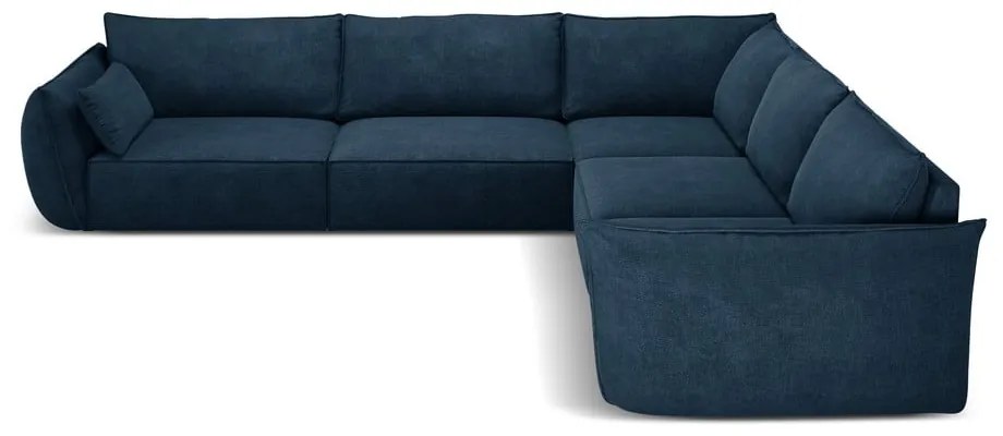 Ciemnoniebieski narożnik (róg zmienny) Vanda – Mazzini Sofas