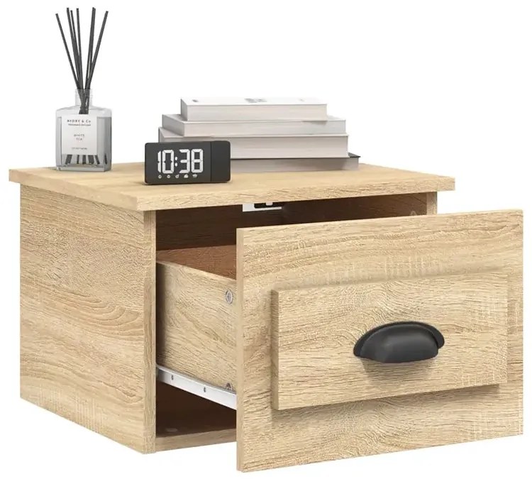Komplet wiszących szafek nocnych dąb sonoma R7-F08