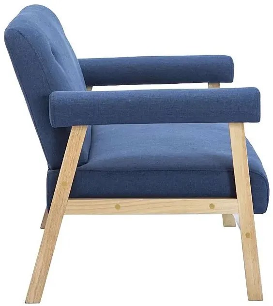 2-osobowa sofa tapicerowana Uxis 2B - granatowa