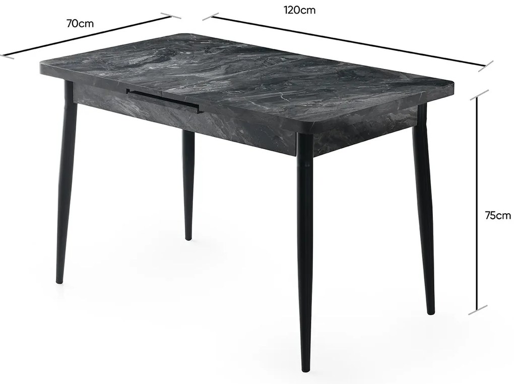 Stół do jadalni Ay Anthracite