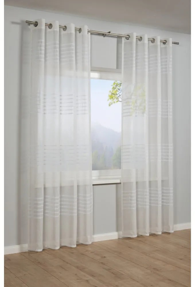 Biała firanka 245x140 cm Etamine – Gardinia