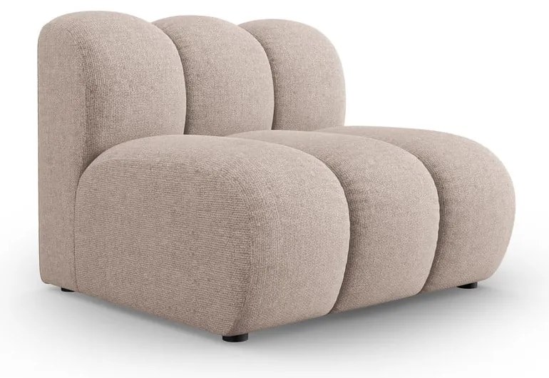 Beżowy moduł sofy (moduł środkowy) Lupine – Micadoni Home