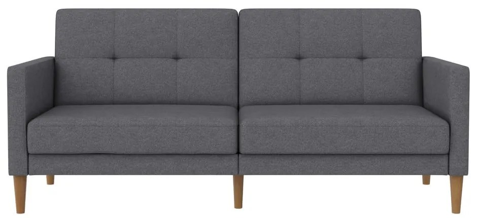 Szara rozkładana sofa 82 cm Lilly – Støraa
