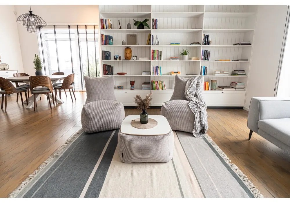 Kremowy worek do siedzenia z materiału bouclé Seat Lounge – SLOWDOWN