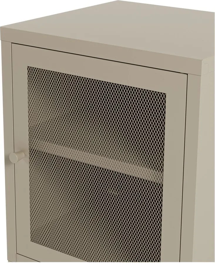 Kremowa szafka nocna Fayna – Marckeric