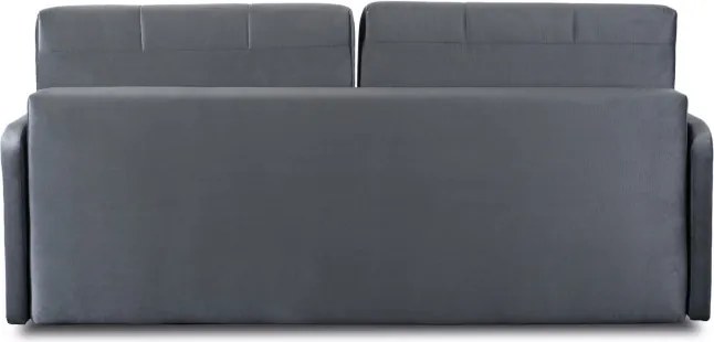 Sofa Rozkładana z Funkcją Spania IBIZA Dwuosobowa Szara Nowoczesna do Salonu