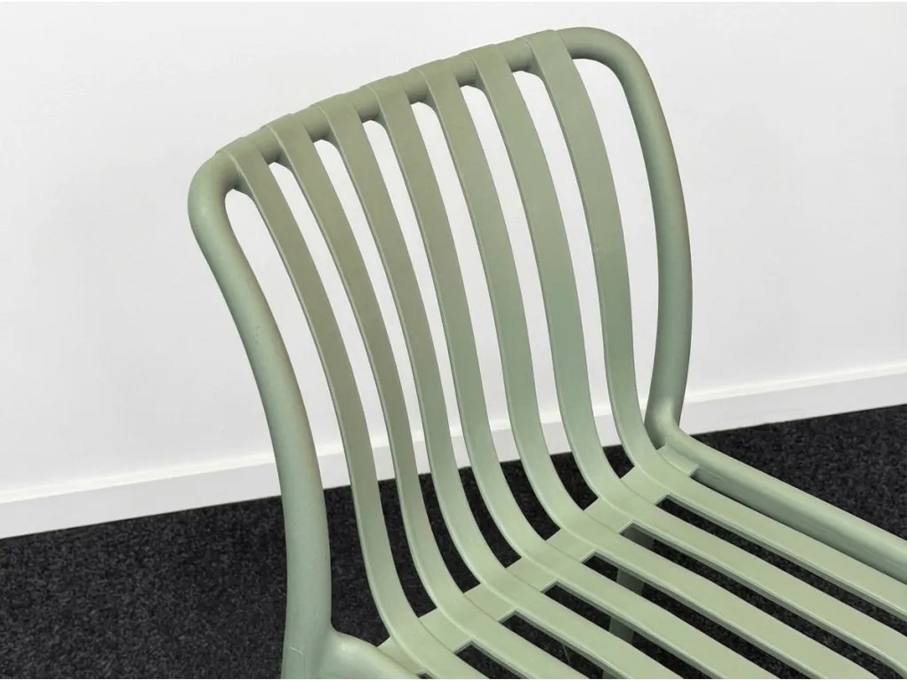 Plastowe krzesło TREGO, zielone