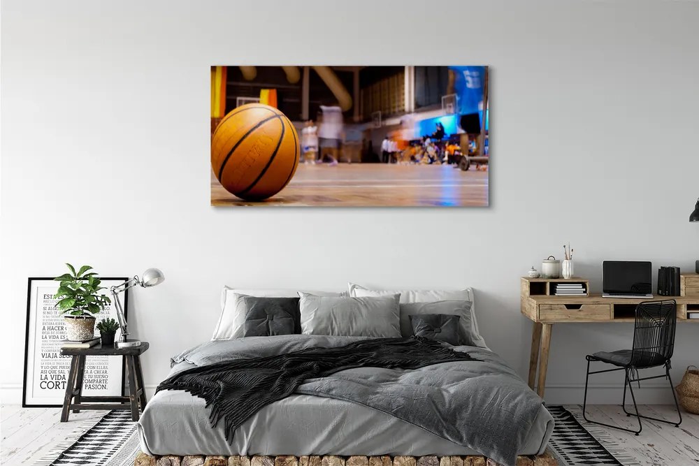 Obraz canvas na ścianę Emocje Na Boisku Koszykówki