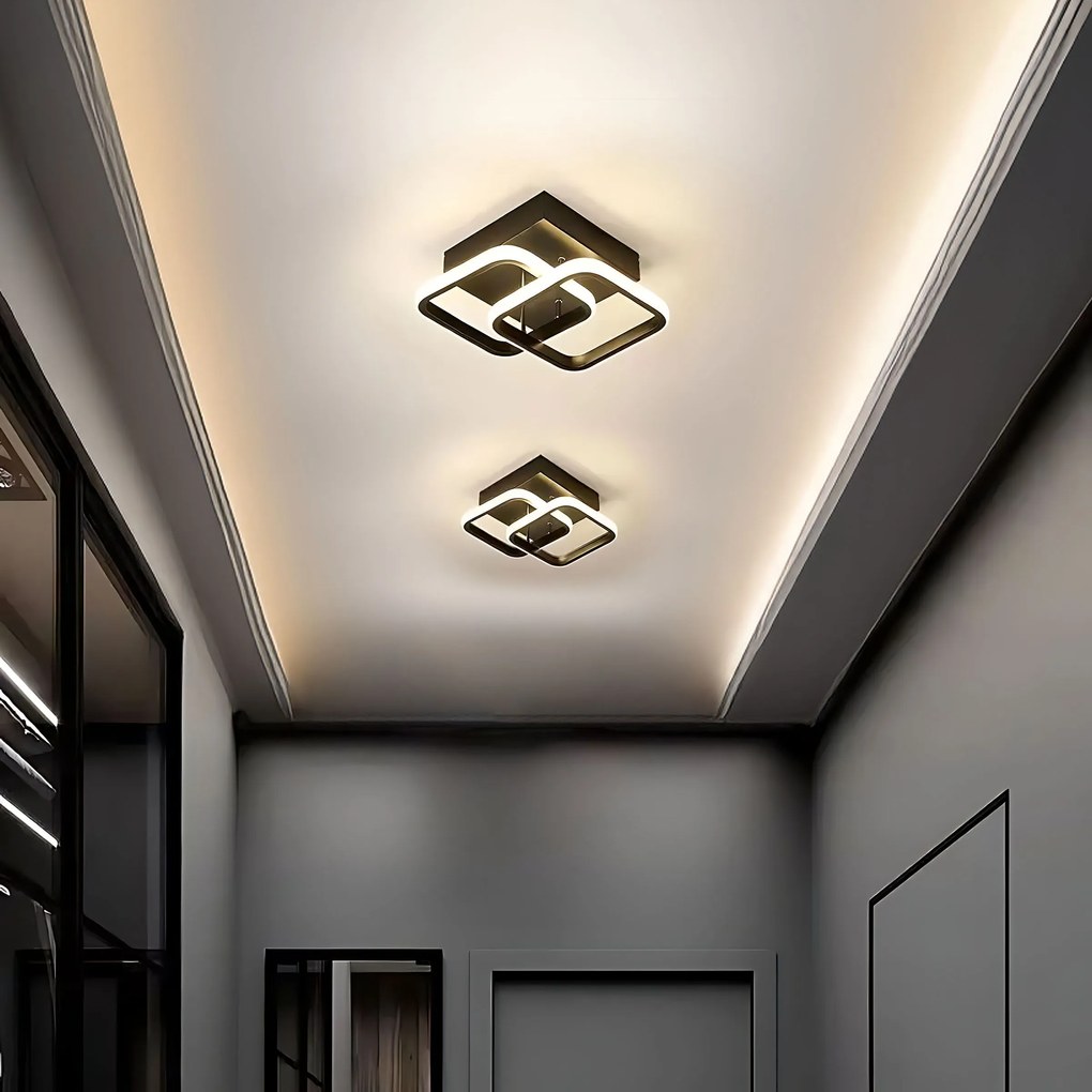 Lampa sufitowa plafon LHJ074-C Czarna