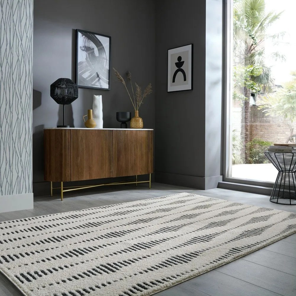 Kremowy dywan 200x290 cm Knot – Flair Rugs