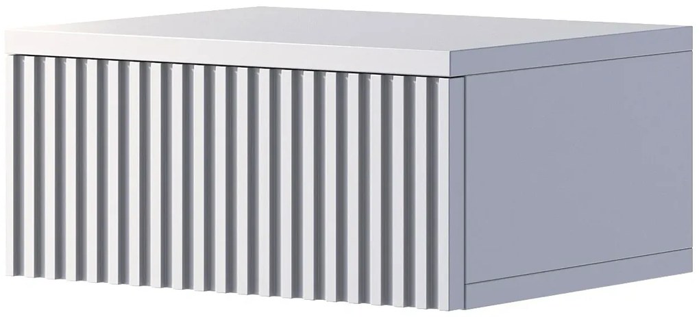 Biała wisząca szafka nocna z szufladą Z1-F03