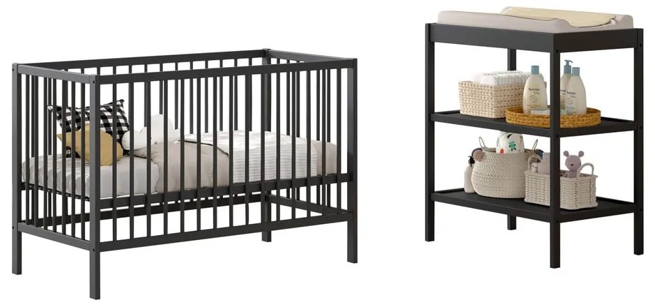 Zestaw mebli dla dzieci z litego drewna bukowego 2 szt. Dino – Vipack