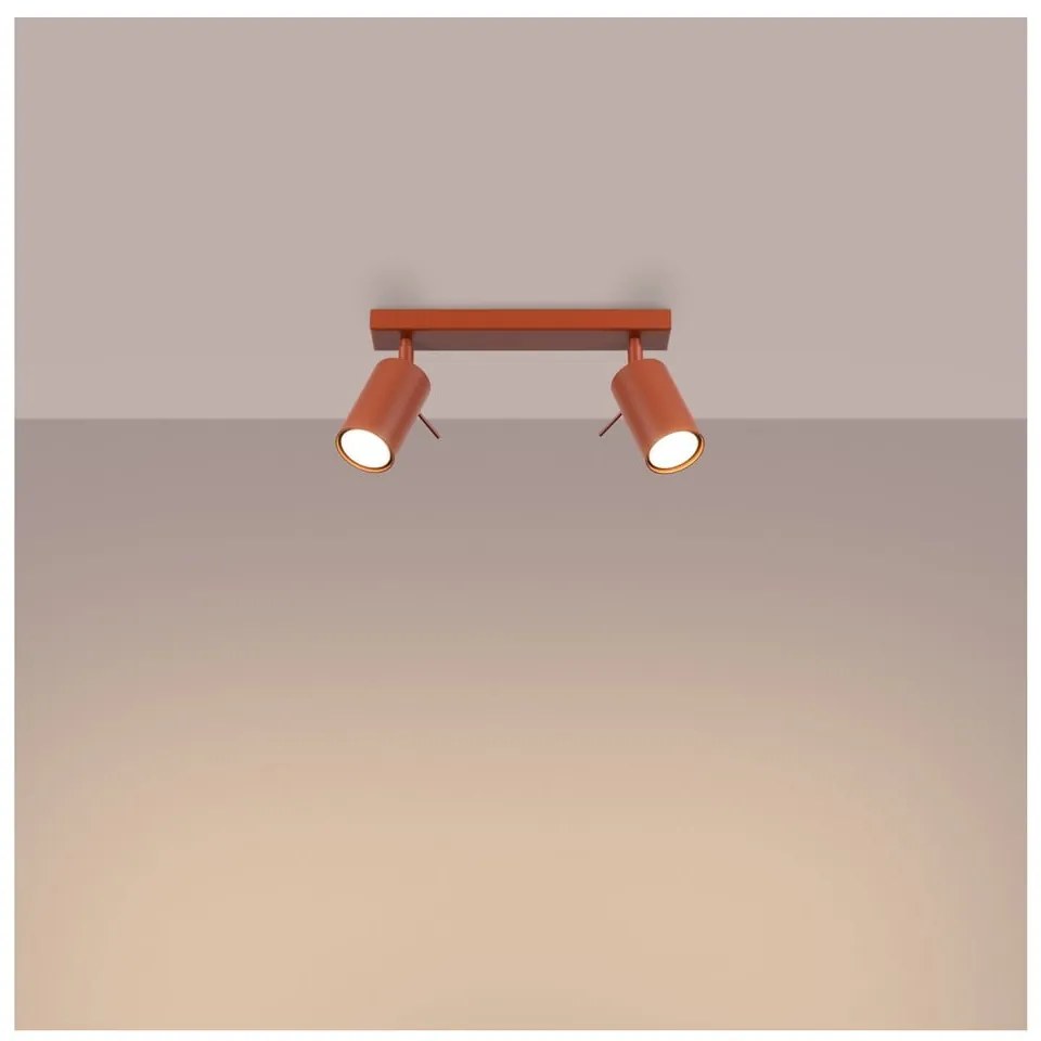 Ceglasta lampa punktowa 6x30 cm Etna – Sollux