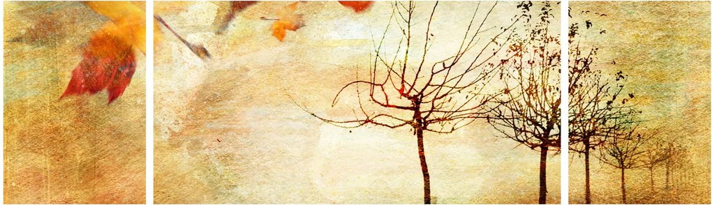 Obraz - Jesienny nastrój (170x50 cm)