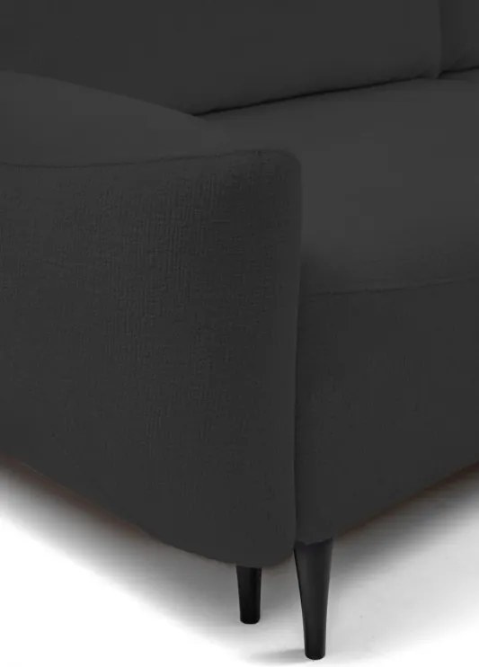 Sofa BOHO z funkcja spania i pojemnikiem CZARNY PERFECT HARMONY 99