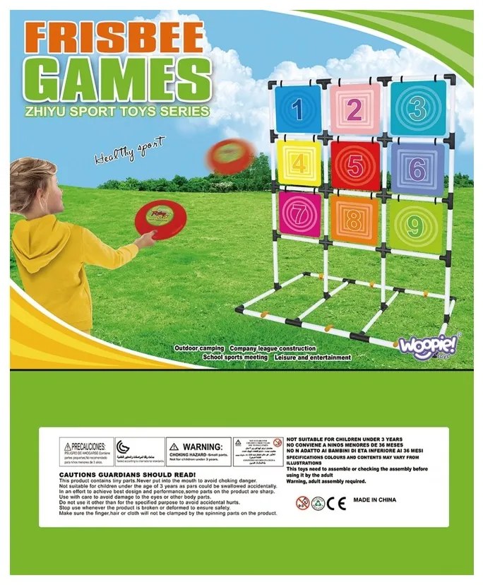 Woopie frisbee xxl gra zręcznościowa rzut do celu