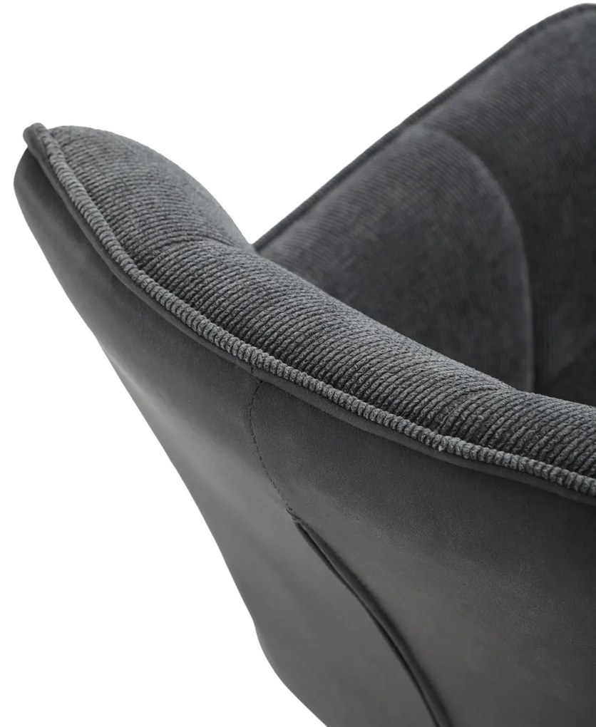 Zestaw krzeseł do jadalni HC-D7180 GREY2, 2 szt.
