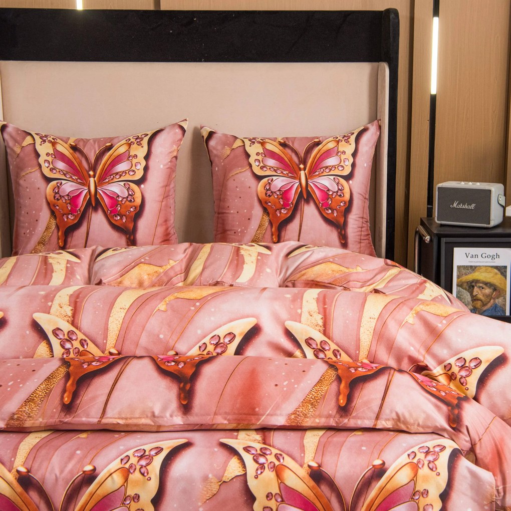 PrzytulneMieszkanie.pl PrzytulneMieszkanie.pl Pościel z mikrofibry MONARELLE różowa Rozmiar pościeli: 70 x 80 cm | 140 x 200 cm