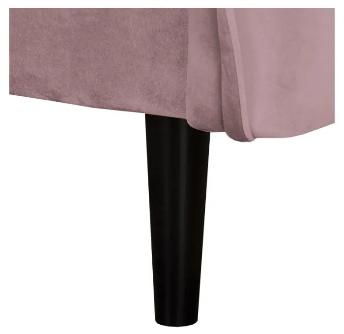 Lawendowa aksamitna sofa 138 cm Juli – Ropez