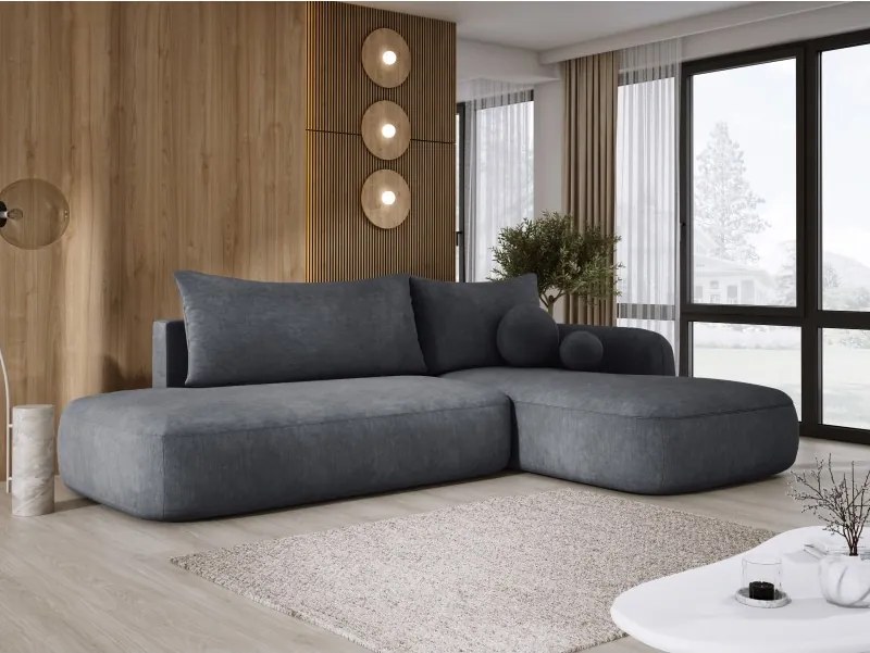 Narożnik BABU z funkcją spania układ L Prawy Tkanina CLOUD 91