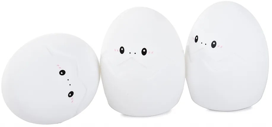LED dziecięca lampka nocna GEPI 12,5 cm, biała
