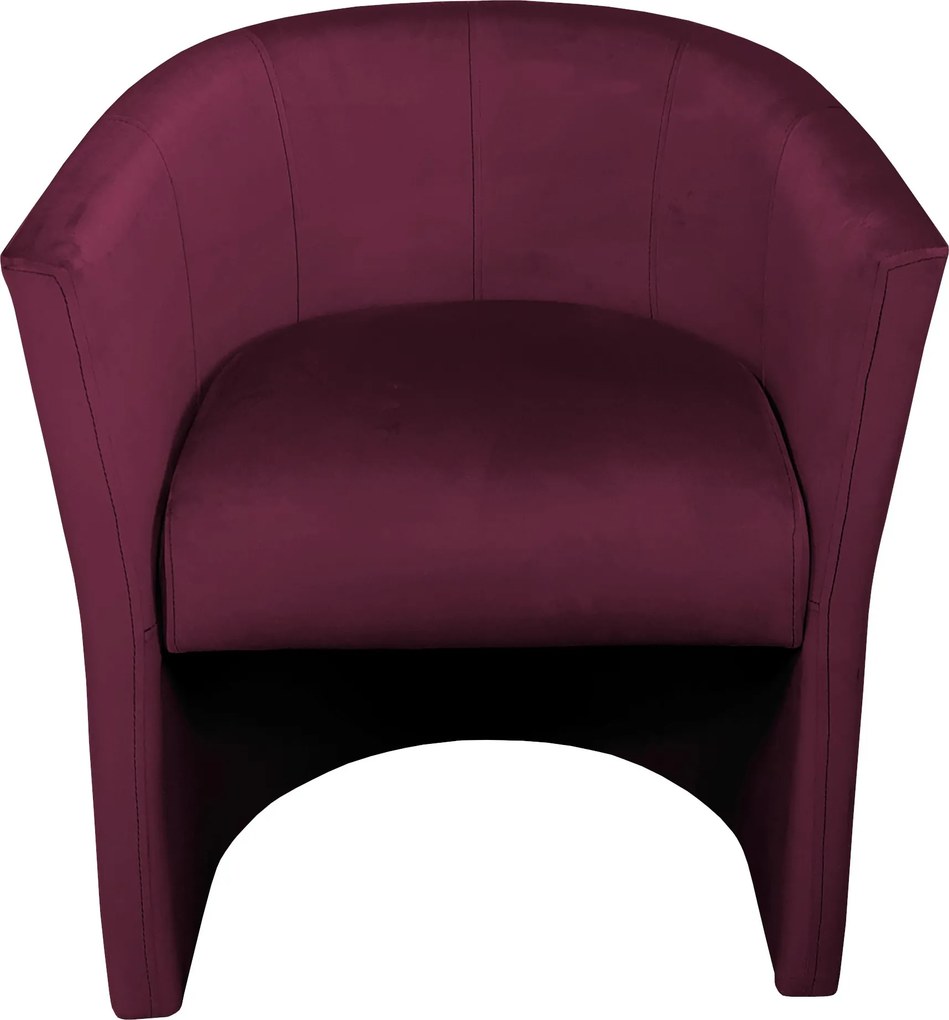 Fotel CLUB tkanina Welur elegancki fotel tapicerowany do salonu i gabinetu : Kolor tkaniny - VELVET - MG02