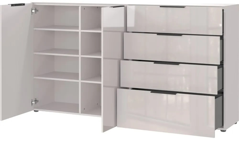 Kremowa niska komoda 184x102 cm Oakland – Germania
