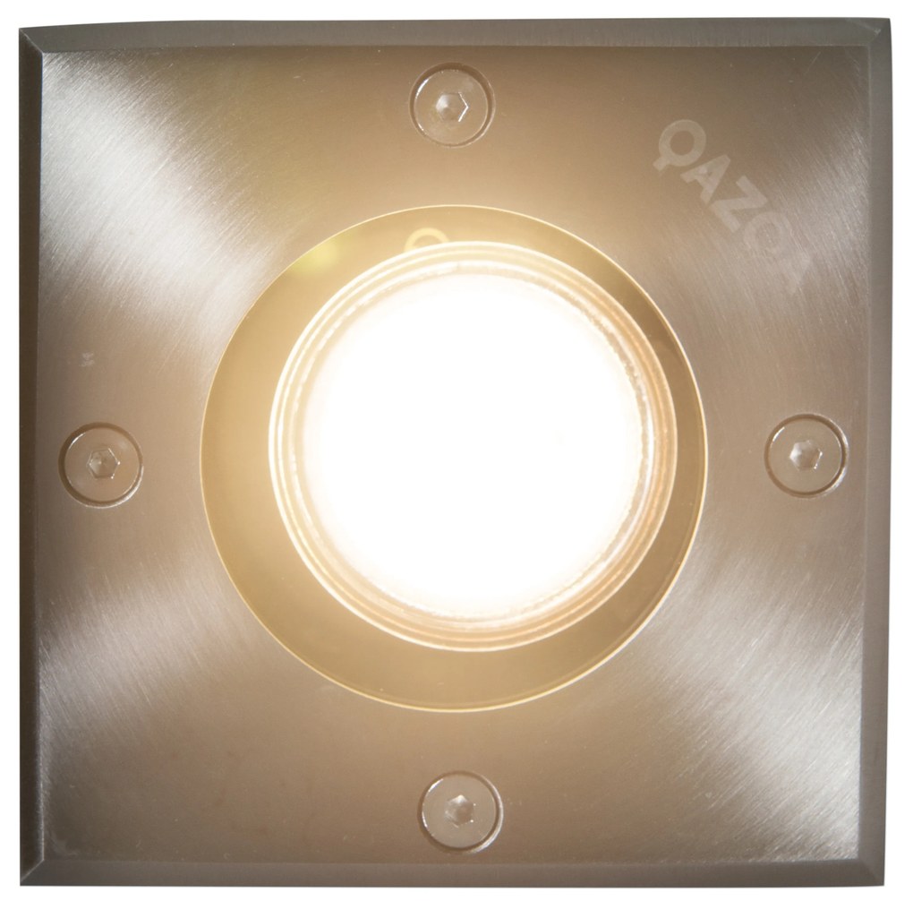 Zewnetrzna Oświetlenie punktowe wpuszczane stalowe 10,5 cm IP65 - Basic Square Nowoczesny Oswietlenie zewnetrzne