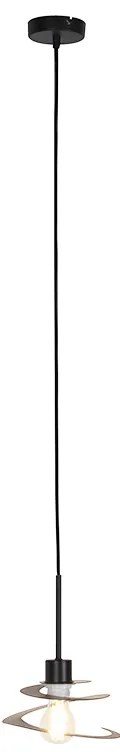 Designerska lampa wisząca z kloszem w kształcie spirali 20 cm - ScrollDesignerski Oswietlenie wewnetrzne