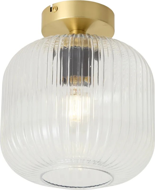 Lampa sufitowa w stylu art deco mosiądz - Karel