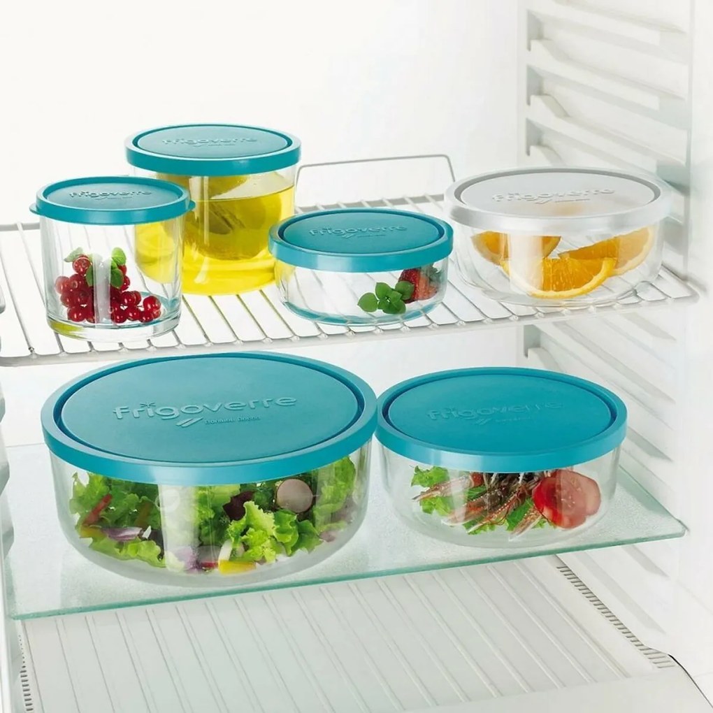 Bormioli Rocco Szklany pojemnik z pokrywkąFrigoverre, 12 cm, L