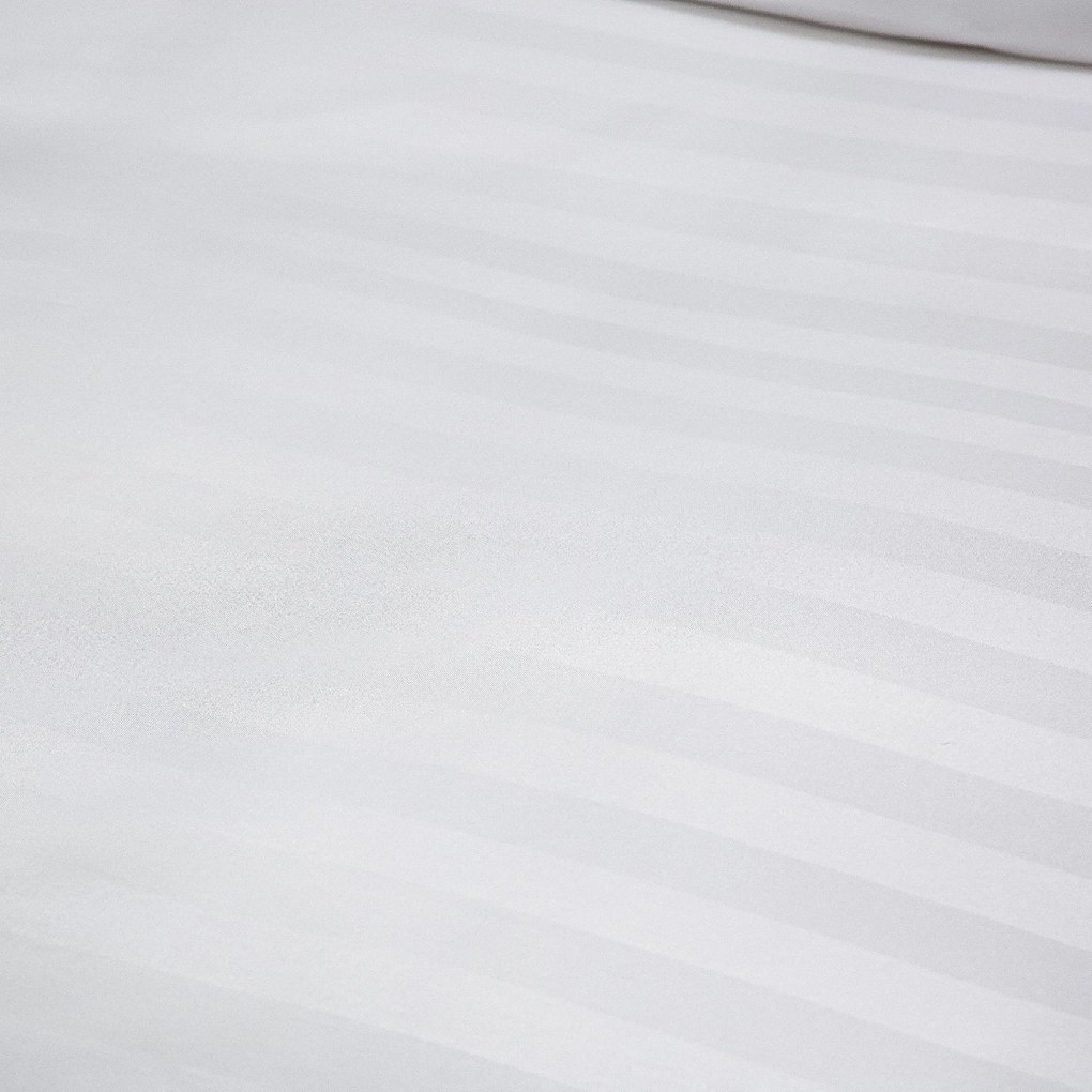 PrzytulneMieszkanie.pl PrzytulneMieszkanie.pl Hotelowa pościel z mikrofibry JASMINE biała - pasek 2 cm, hotelowa kieszeń Rozmiar pościeli: 70 x 90 cm | 140 x 220 cm