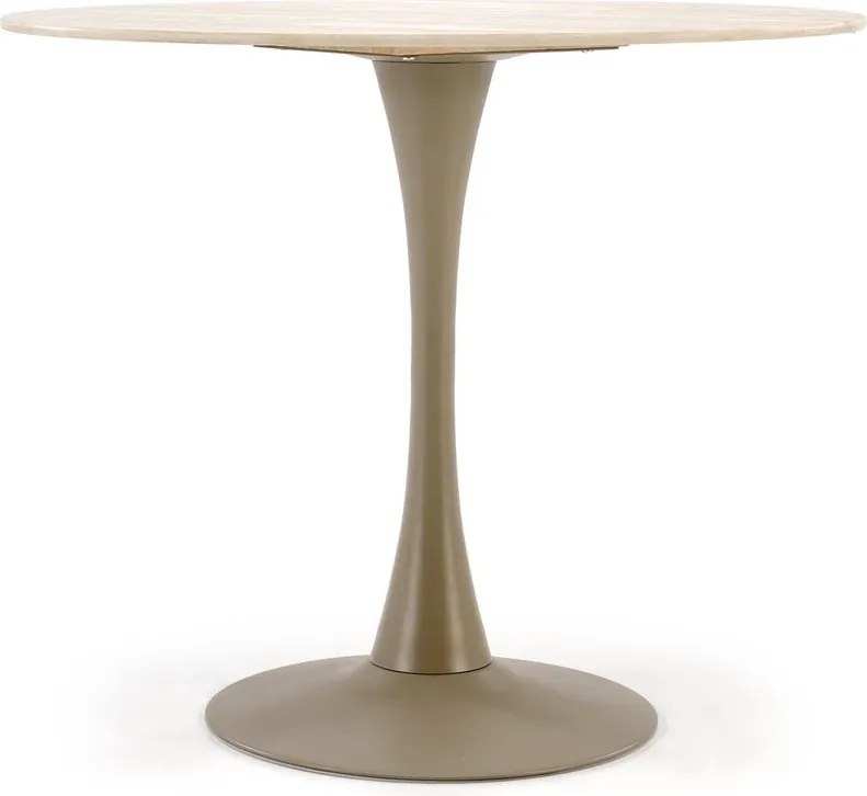 Okrągły stół z blatem ze spieku Tolio Halmar