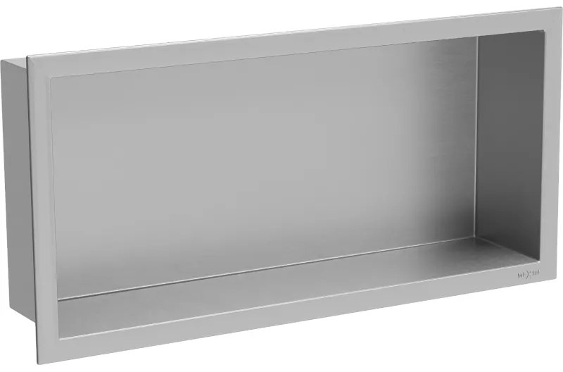 Mexen X-Wall-R półka wnękowa z kołnierzem 45 x 20 cm, inox - 1910452010