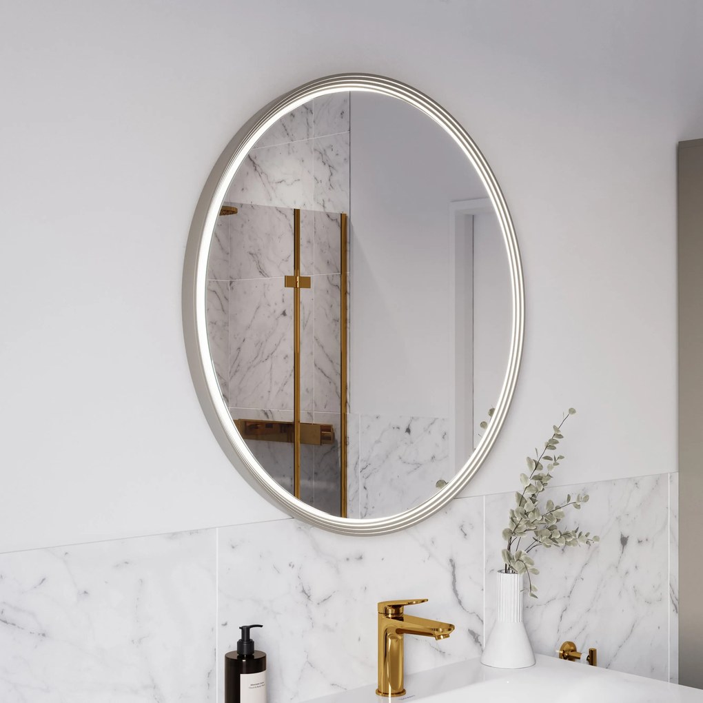 Lustro łazienkowe LED BELDIVO okrągłe - 80 cm