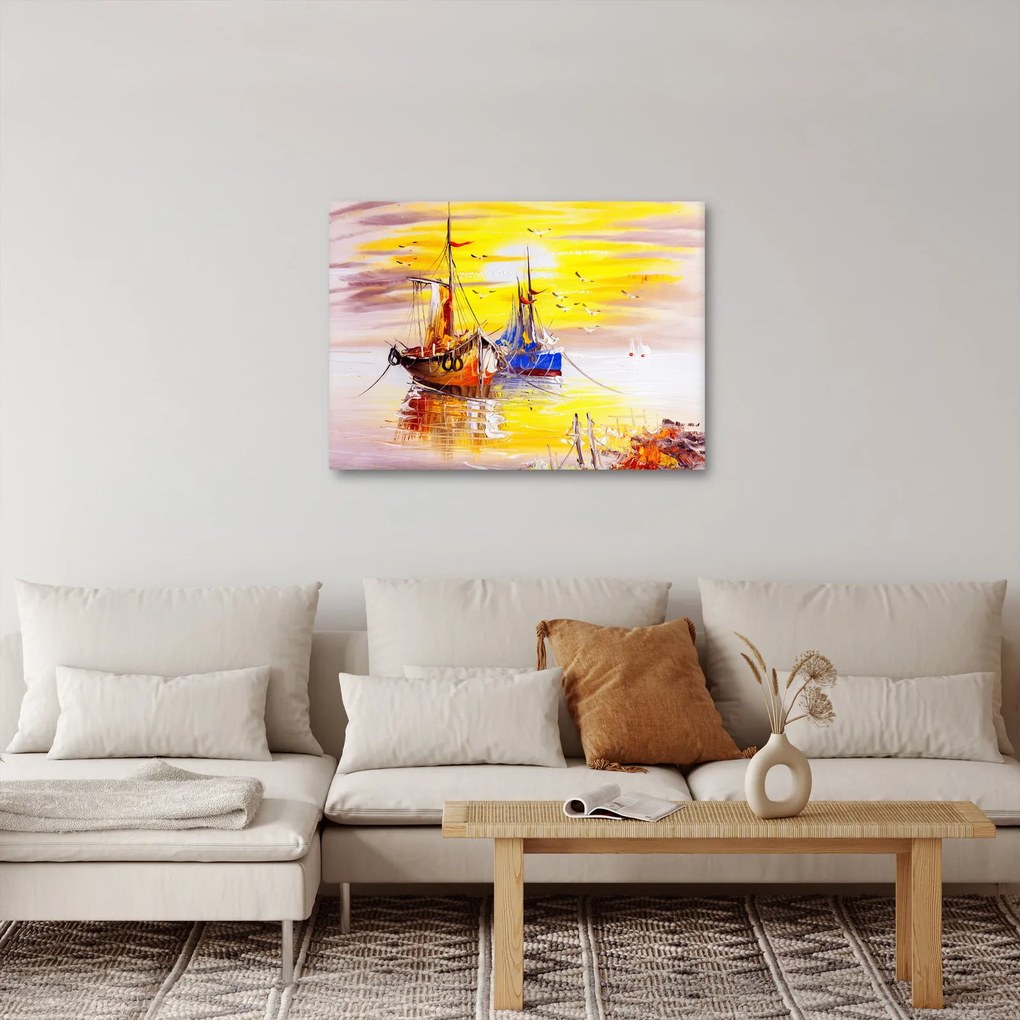 Obraz - Obraz statku (70x50 cm)